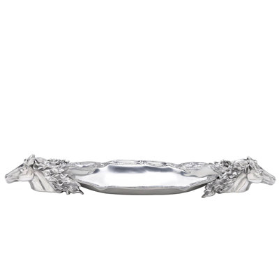 Equestrian Metal Decorative Tray