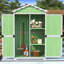 Outdoor Wood Garden Furniture Storage Shed