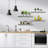Sorbus Wall Mounted Floating Shelves for Wall Décor - Large 24 Inch, 4 Pack, Gray-931957340-931957336