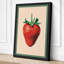 Strawberry Study Botanical - Wrapped Canvas-786429264-786429267