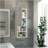 Mila Bathroom Cabinet, With Two Internal Shelves, Two External Shelves And Single Door, White-1555884223