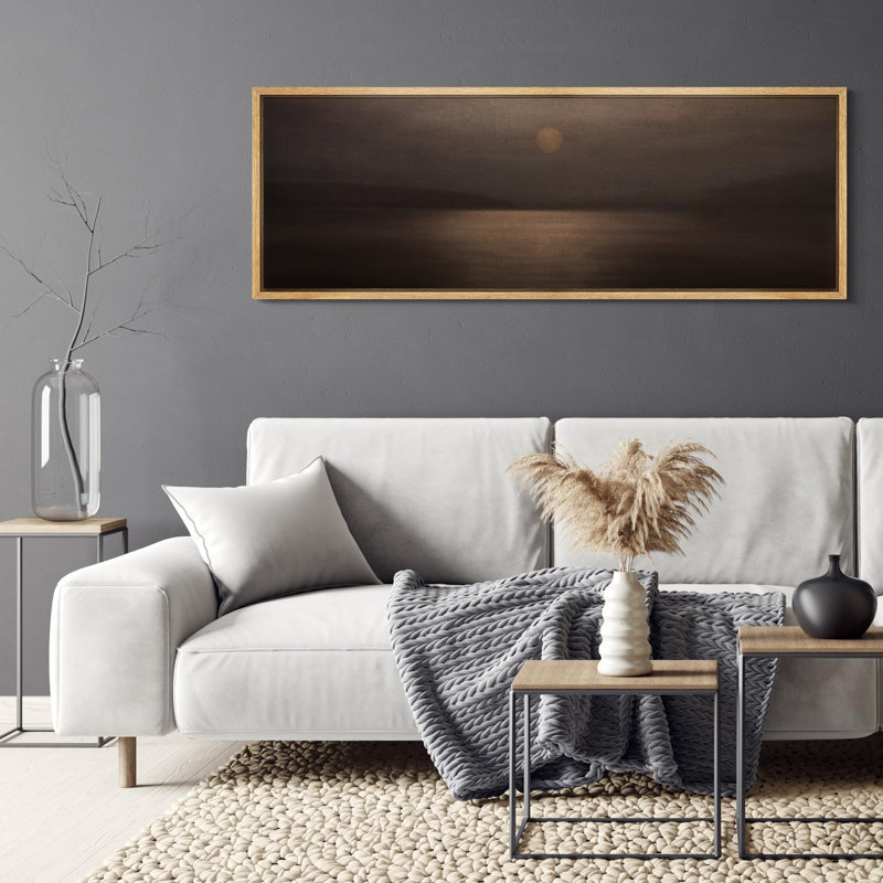 Impression sur toile Shine, Impression encadrée flottante sans passe-partout, H 20 po x l 60 po, Natural