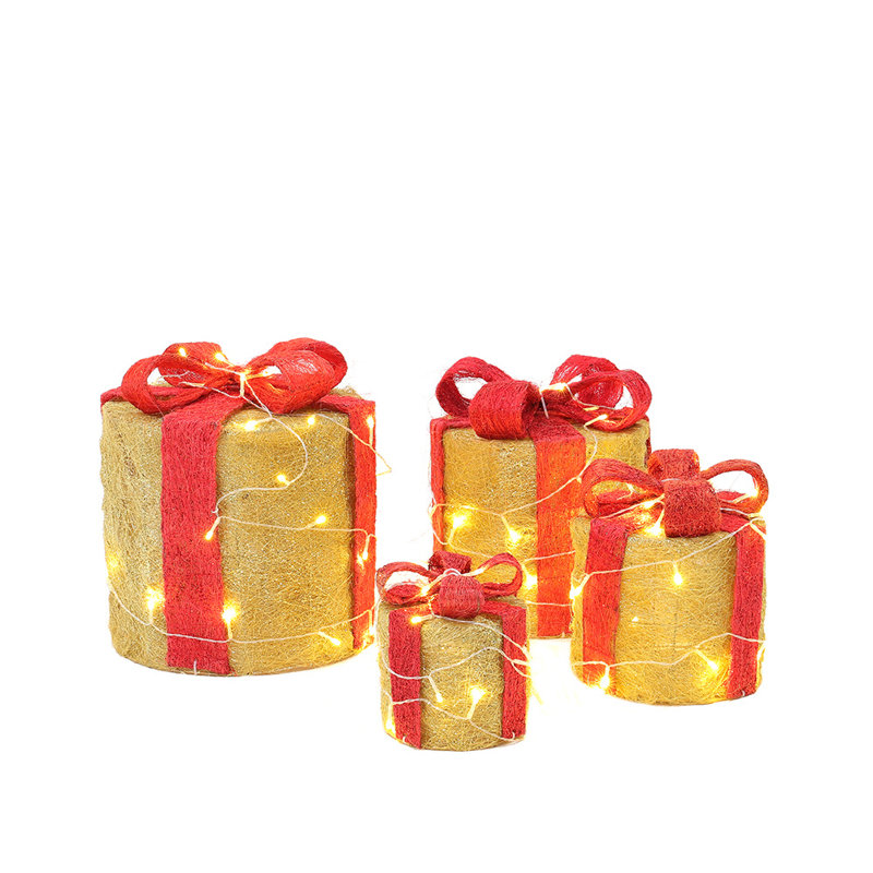 Christmas Decorative Accent, Gold/Red