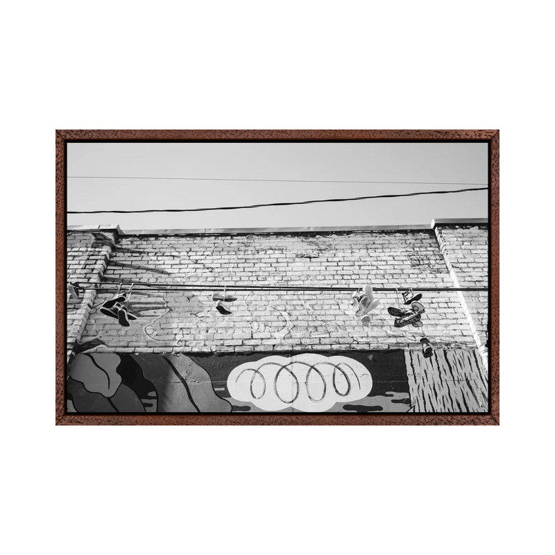 San Francisco III by Bethany Young - Print on Canvas, 66.04cm H x 101.6cm W x 3.81cm D, Classic Brown Wood Framed