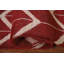 Chevron Red Gabbeh Oriental Area Rug 5x8