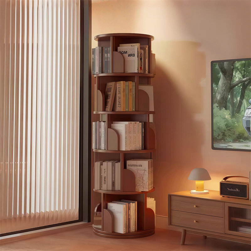 Bibliothèque rotative à 5 niveaux