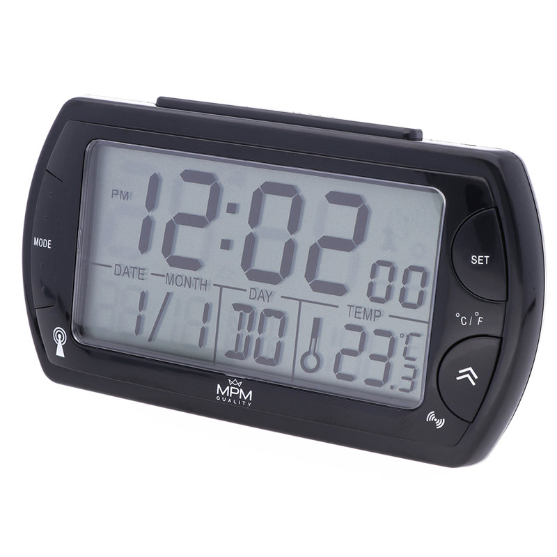 Digital Radio clock Alarm Clock, Black