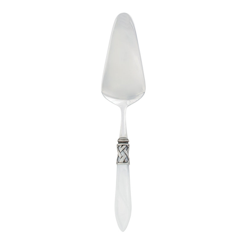 Aladdin Cake Server, Brilliant White