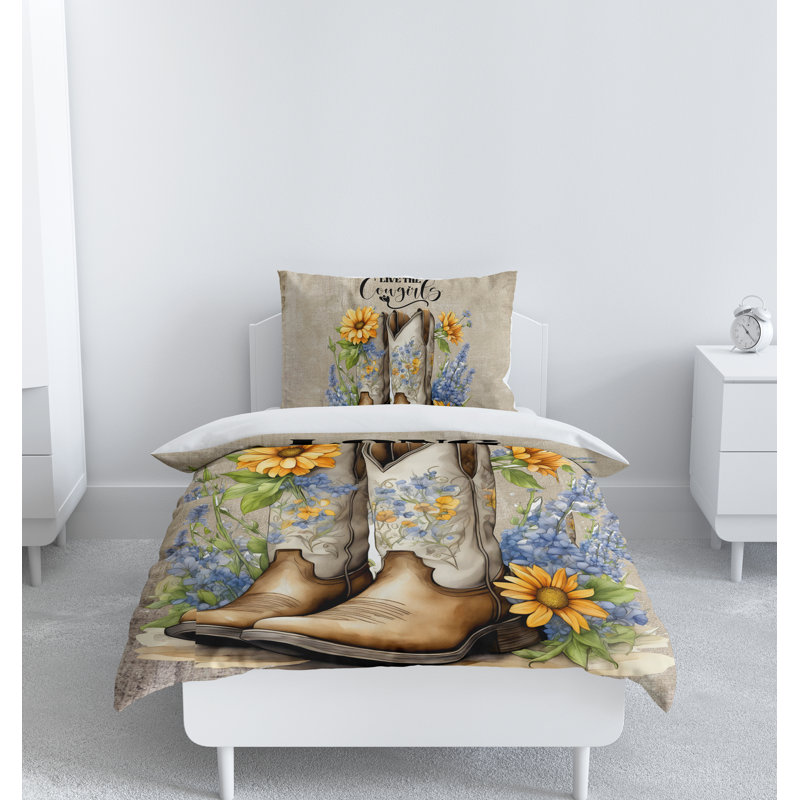 Modern & Contemporary Polyester Duvet Cover, King Duvet Cover + 2 King Shams