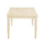 Table à condiments de style urbain - Bois à finition blanche câblée pour la salle à manger Convenience Elegant Option Classy Homes