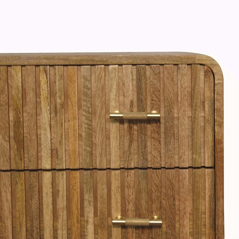 Commode à rainure en T, 3 tiroirs