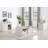 Charming Rustic Side Table with Drawers for Living Room Enhancement