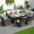 Floria Wicker 8 - Person Patio Conversation Set with Cushions-835965478-835965503