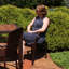 Fauteuil de patio empilable Beam-484293823