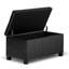 Repose-pieds rectangulaire avec rangement relevable Dover-1897544018
