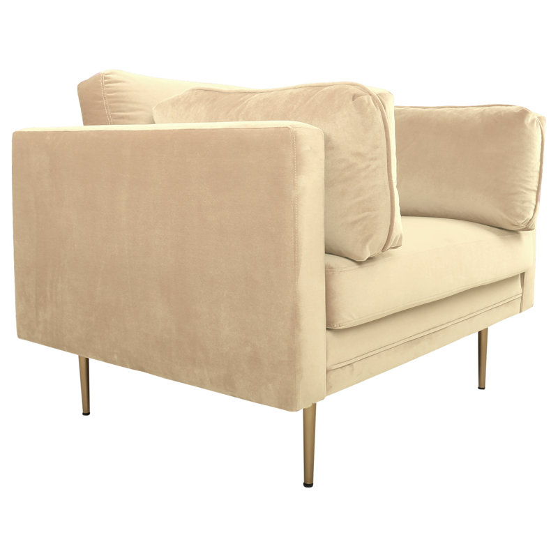 Caden Upholstered Armchair, Cream