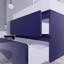 Ensemble de meuble-lavabo mural simple 35 po Babajide-1637767456