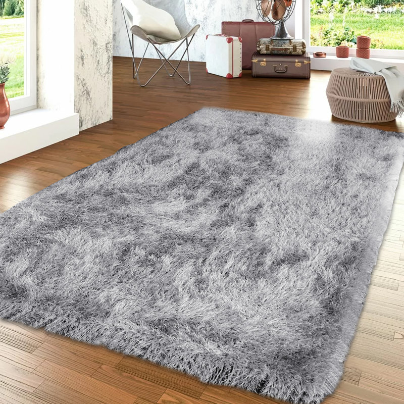 Frauke Solid Colour Area Rug, Rectangle 50 x 80cm