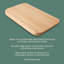 Planche à découper en bois de hêtre italien laqué à l'huile Lake Como Bloomhouse-112653260
