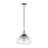 Rubenia 1 - Light Brass Dome Pendant