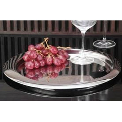 Winston Porter Loken Nickel Plated Tray