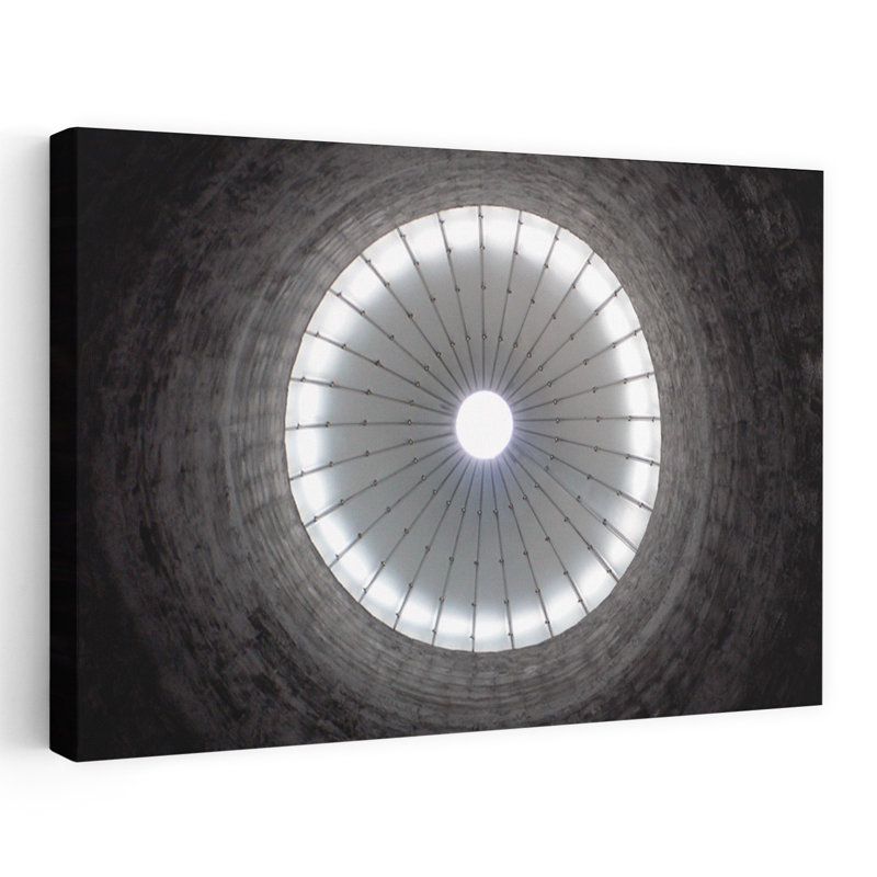 Oculus moderne, art urbain abstrait, H 16 po x l 24 po