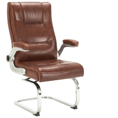Ivy Bronx Chenowith Genuine Leather Side Chair