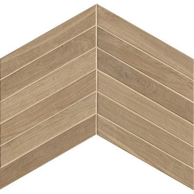 Next 3" x 18" Chevron Porcelain Wood Look Wall & Floor Tile