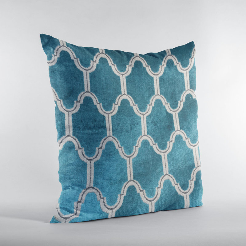 Coussin Royal Arches, Sarcelle, Rectangulaire, H 12 po x l 20 po