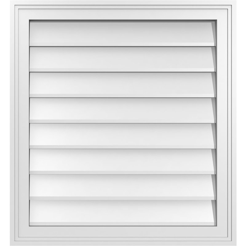 Cadre en brique, brun clair apprêté, H 26 po x l 24 po x P 1,5 po