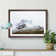 The Swiss Alps with a Flock of Birds in Abstract - Picture Frame Graphic Art Print
