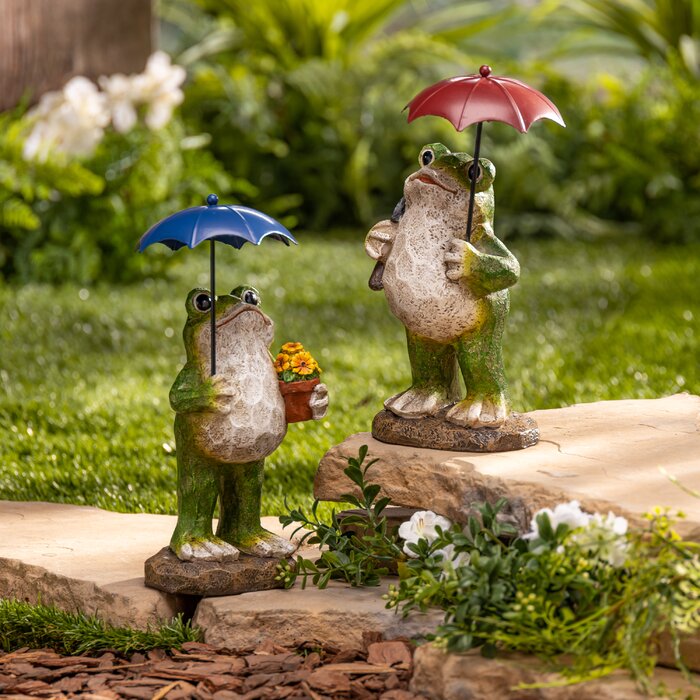 Trinx Frog / Toad Garden Statue | Wayfair