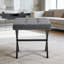Tabouret d'appoint rembourré, tabouret à pieds en X en métal, tabouret avec siège de selle à coussin épais-2001415048