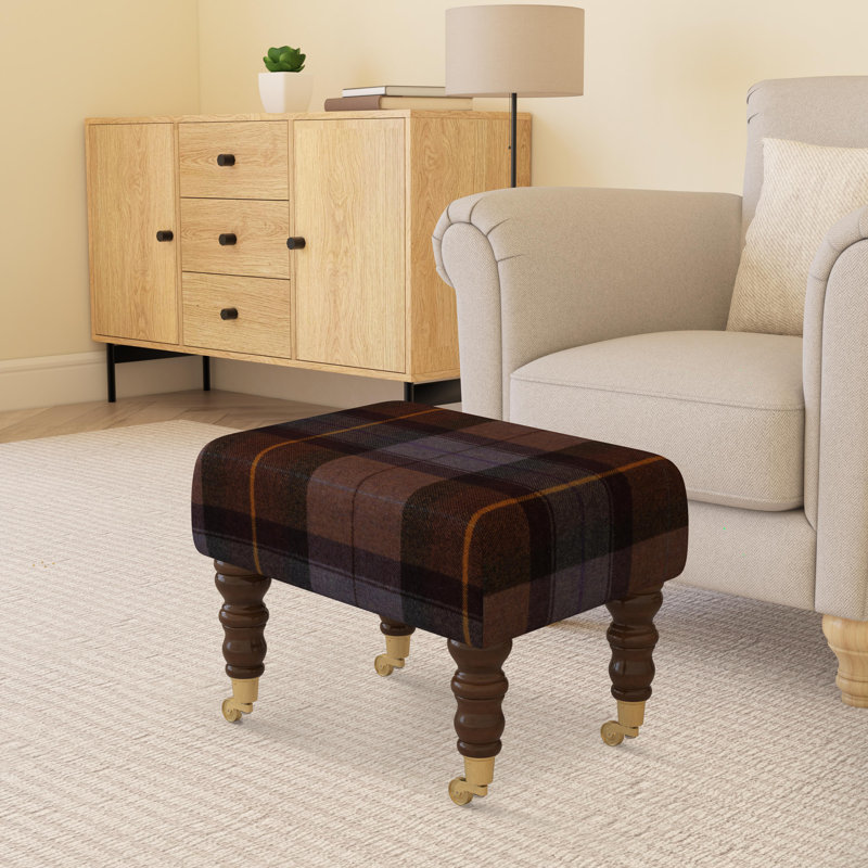 Manufactured Wood Accent Stool, Mahogany