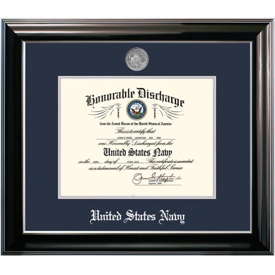 Navy Discharge Classic Picture Frame