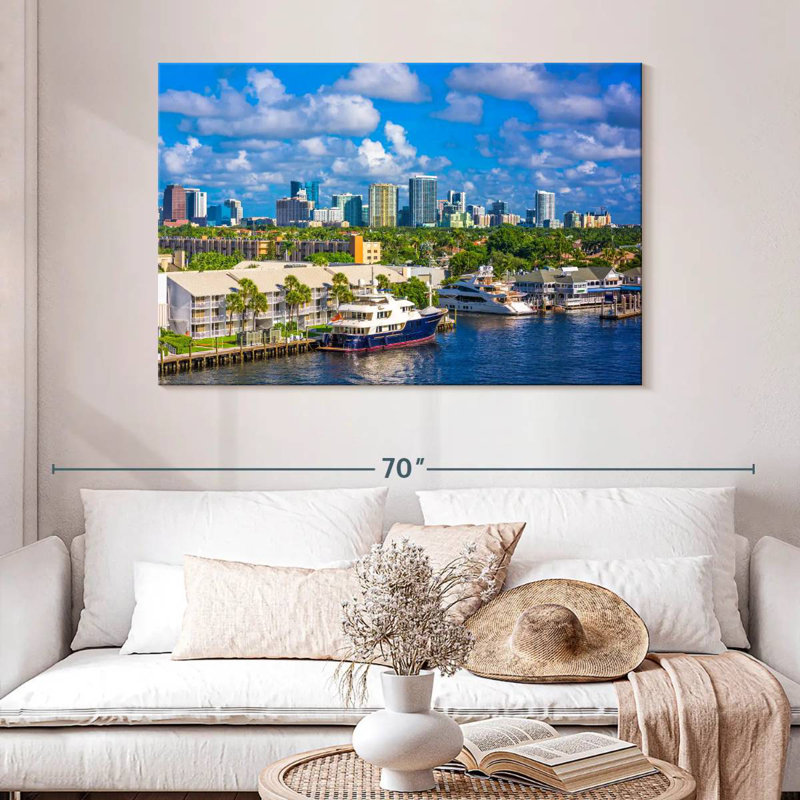 Gillard Fort Lauderdale Waterfront, H 32 po x l 48 po