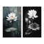 «Grey Monicolen Lotus Symphony», 2 pièces sur toile-579742796-579742799