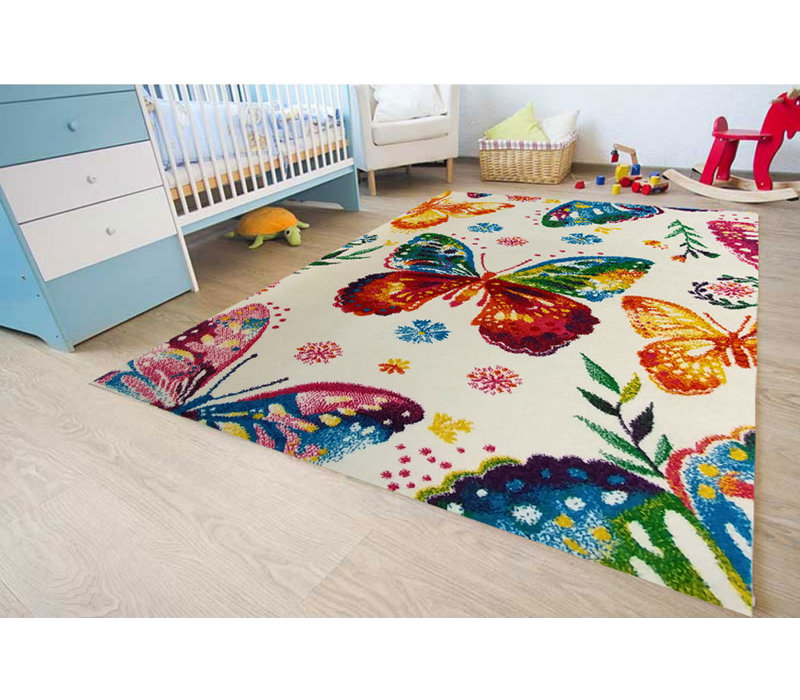 Tapis de chambre d'enfant Andy, Rectangle 5 pi 3 po x 7 pi 3 po