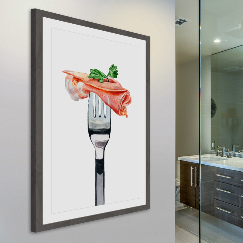 «Put aanges in it», reproduction d'art encadrée, H 18 po x l 12 po x P 1,5 po