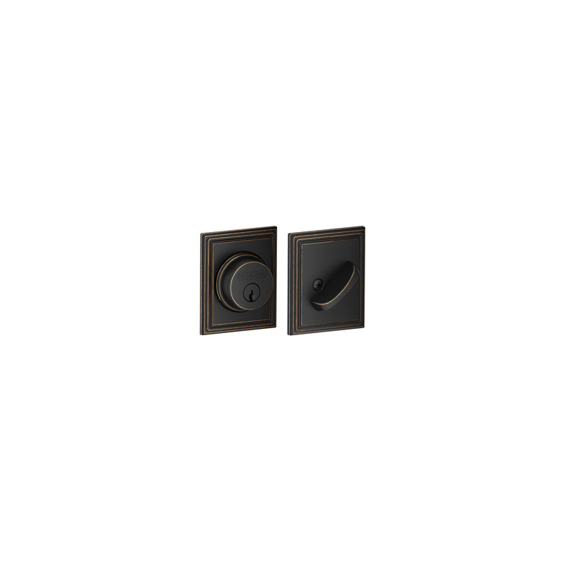 Single Cylinder Deadbolt with Addison Trim