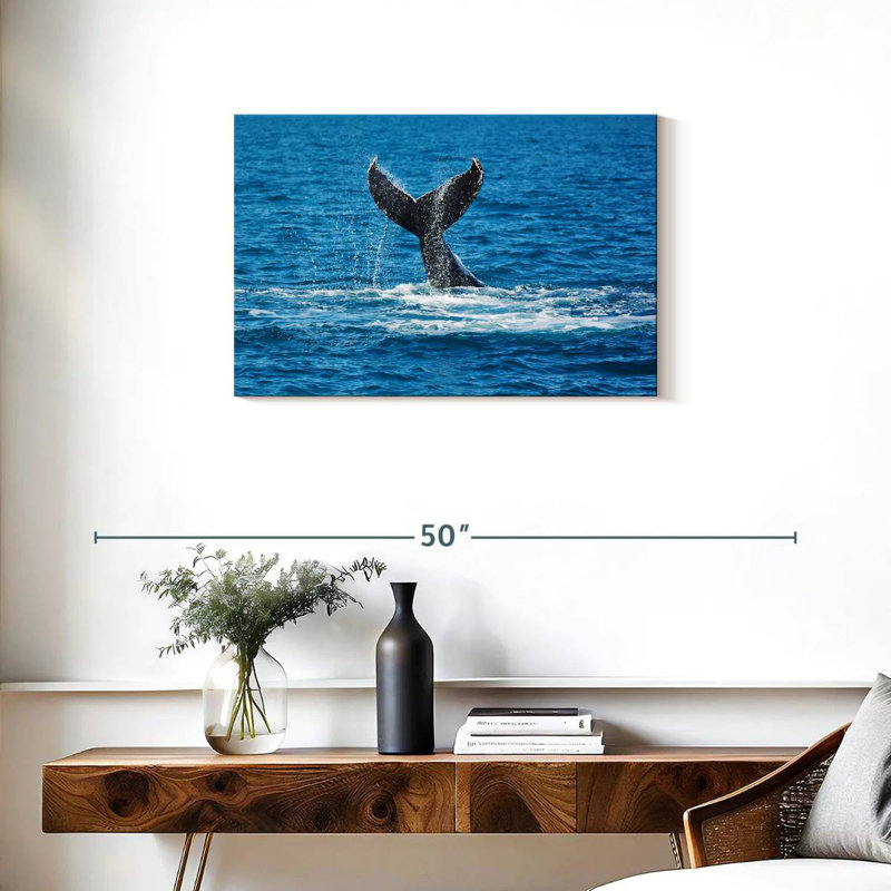 Brampt Whale Tail View, 20" H x 30" W
