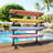 Freestanding Kayak and SUP Outdoor Storage Rack, Heavy Duty Adjustable Weatherproof Stand for Canoe, Boat, and Paddleboard