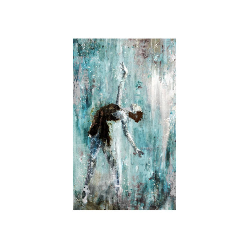 Ballerina Print by Chelsea Art Studio, Glass Coat, 60" H x 36" W