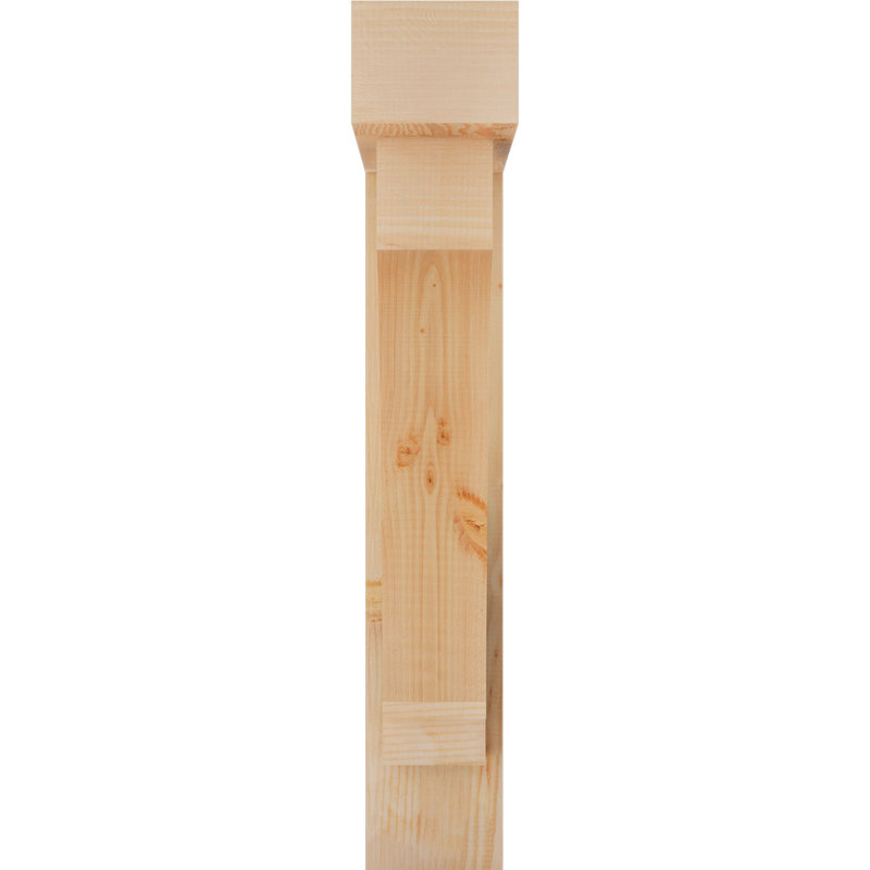 Support de bloc impérial avec entretoise décalée, 44 x 32, Sapin Douglas de l 7 1/2 (lisse)