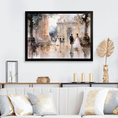 Fashion Impressionist Elegance II - Fashion Canvas Print