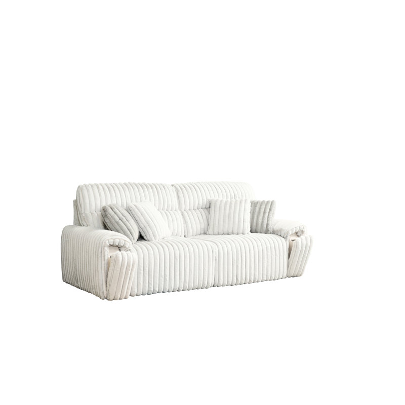 Velours côtelé de style contemporain avec couchette et capacité de charge