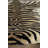 Harjo Tiger Shaped Gold And Black  Accent Rug-1476317136