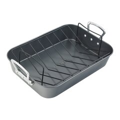 MasterClass Small Baking Tray, Scratch Resistant Vitreous Enamel and  Induction Safe 1 mm Thick Steel, 24 x 18 cm