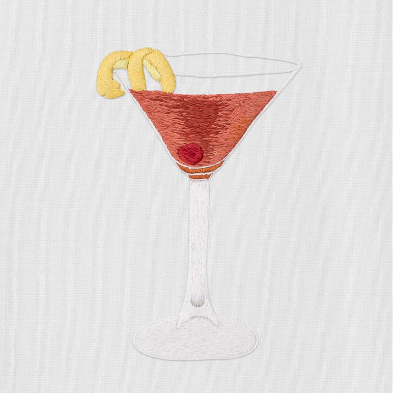 Manhattan Cocktail Towel