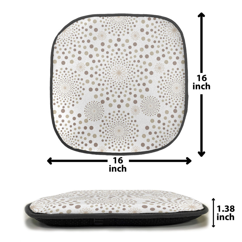 Outdoor 1.38'' Dining Chair Seat Cushion